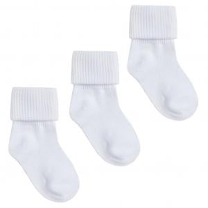 TRIPLE PACK ANKLE SOCKS WHITE
