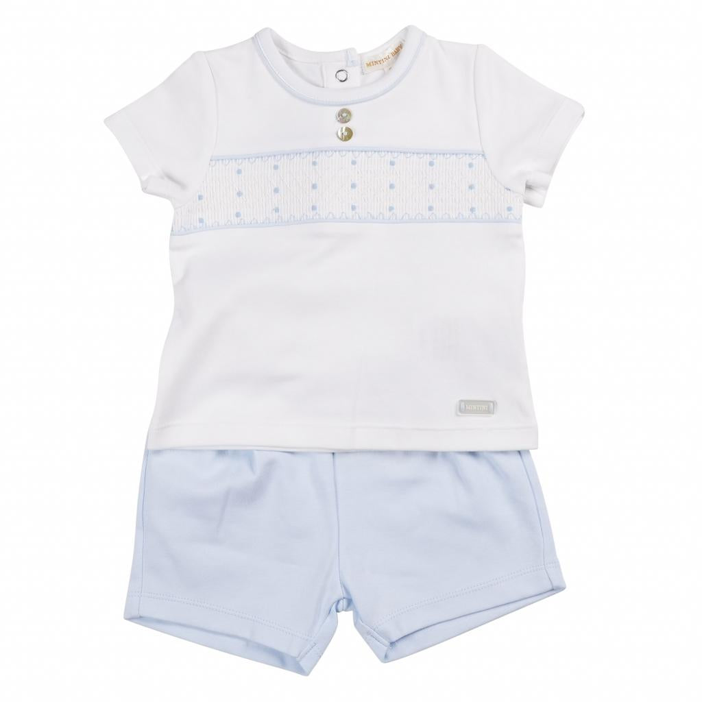 MINTINI SMOCKED SHORT SET
