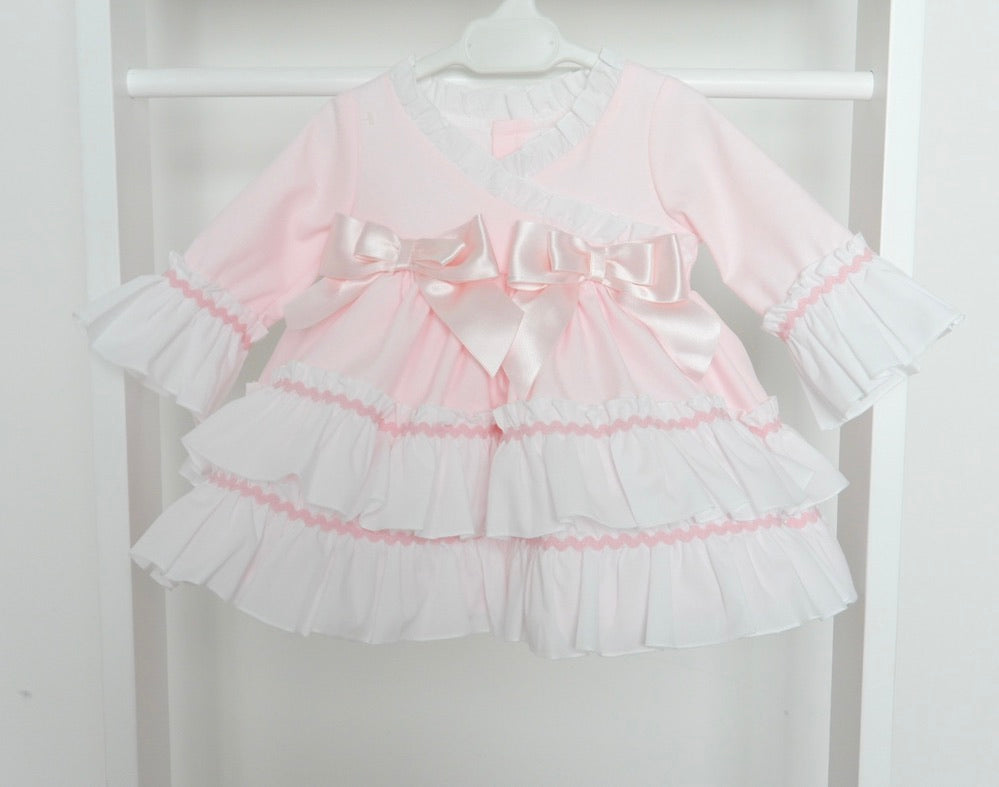 BABY PINK PUFFBALL PRINCESS DRESS WITH PANTS – Bonnie Little Babies