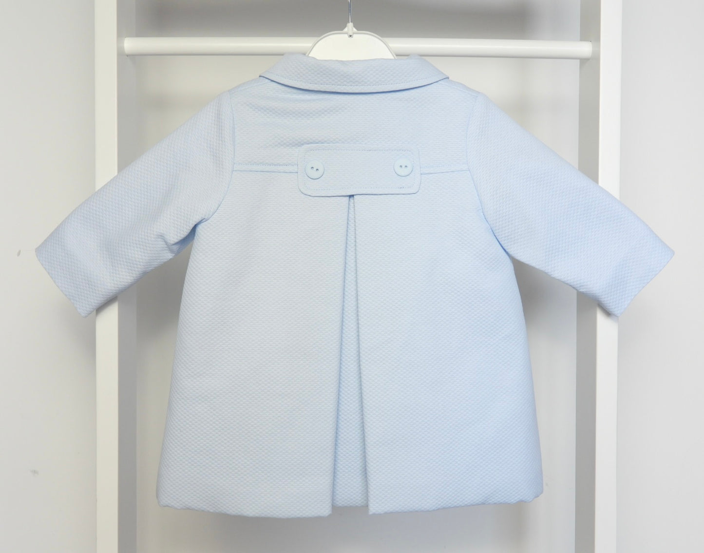 BABY BLUE DOUBLE BREAST COAT