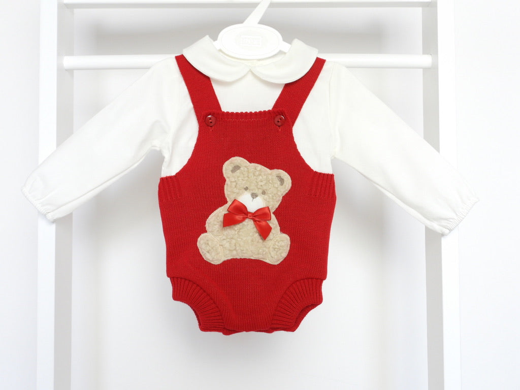 RED BEAR ROMPER