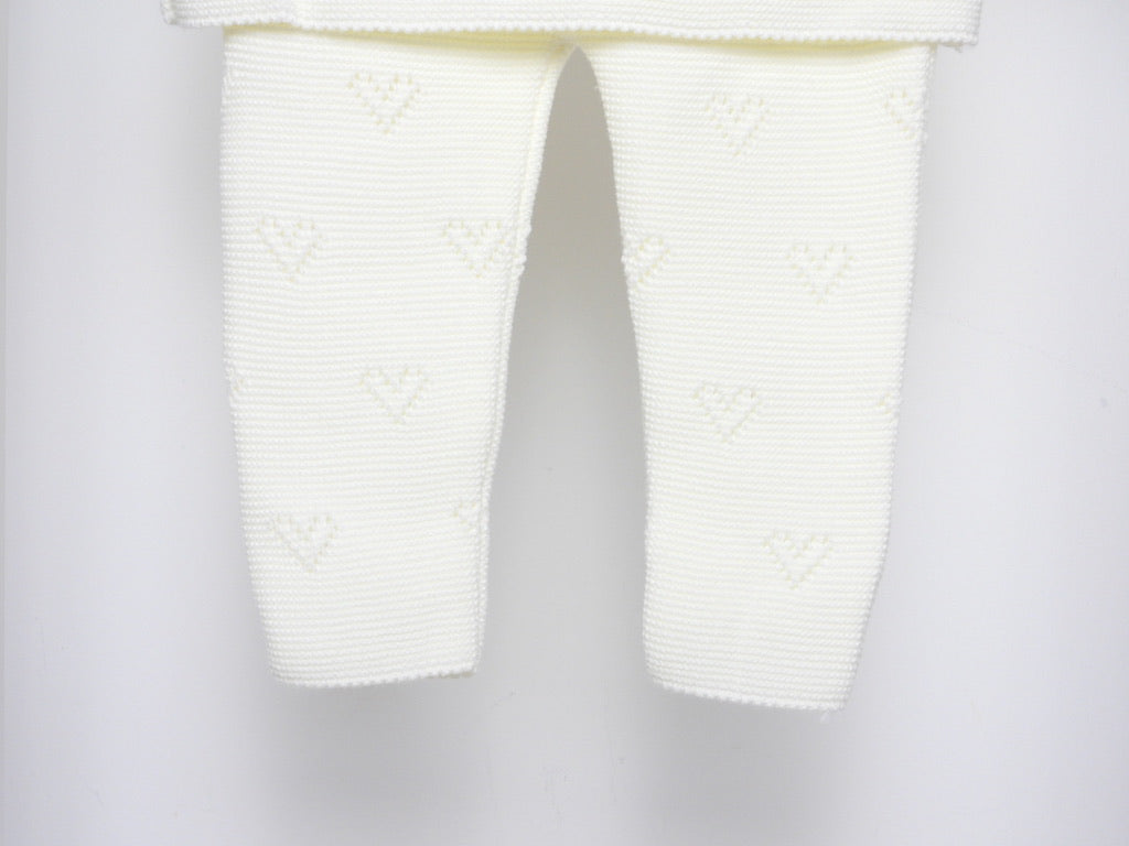 HALLEY HEART LEGGING SET CREAM