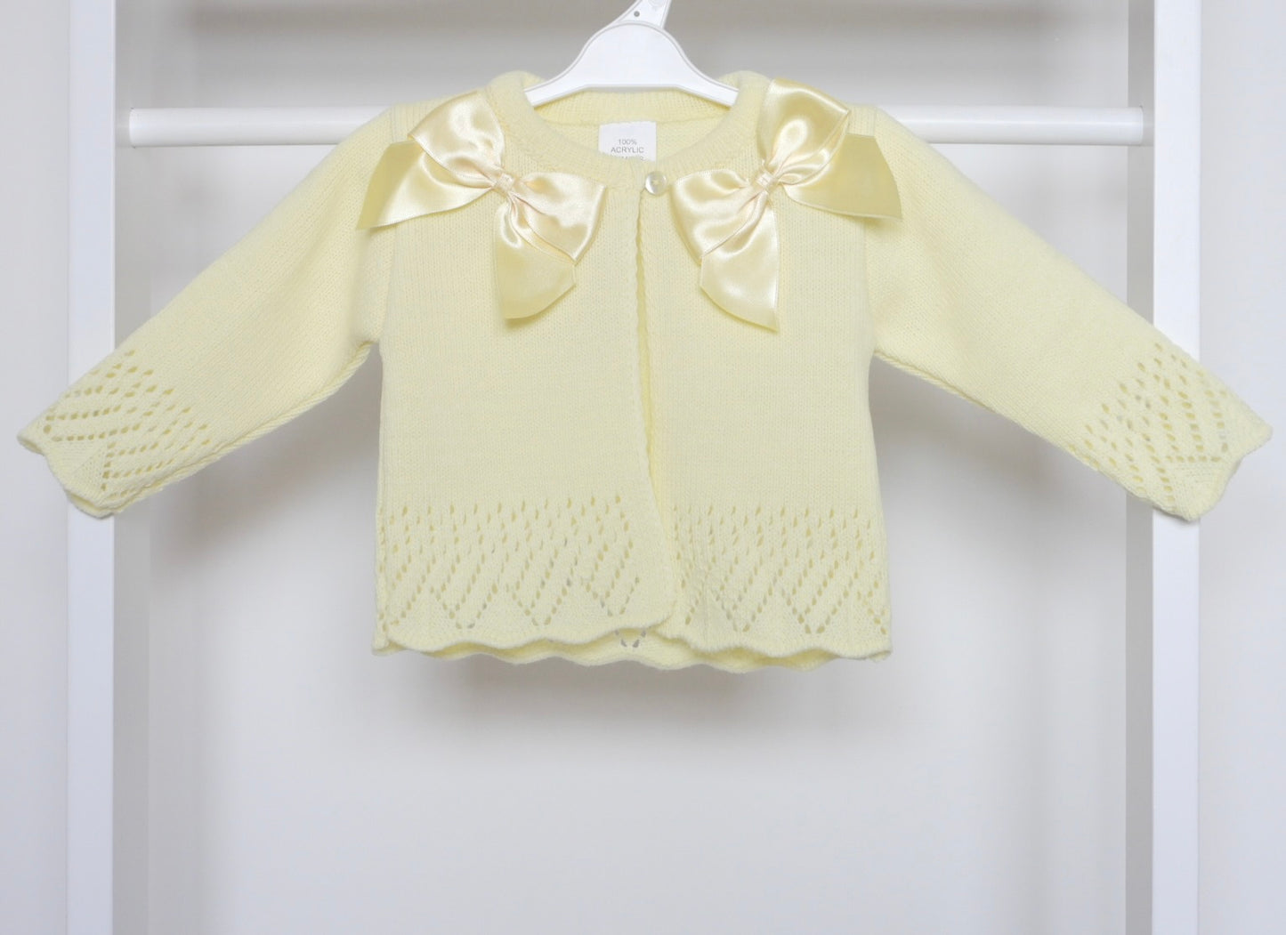 LEMON BOW CARDIGAN