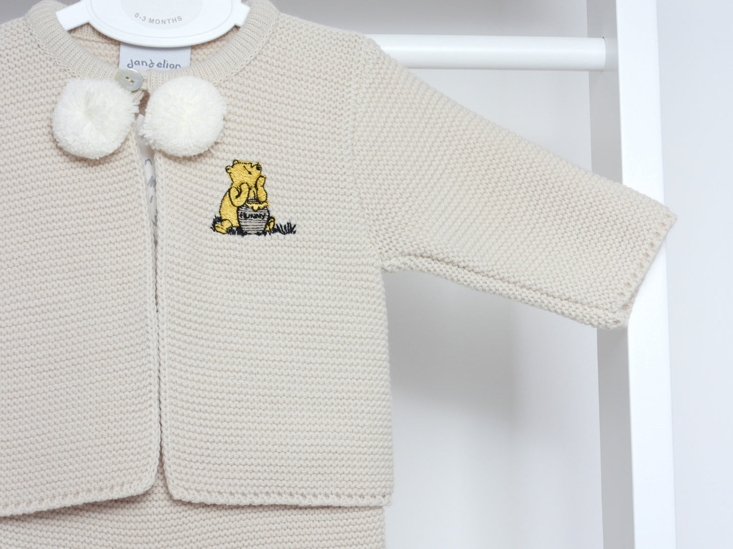 NATURAL WINNIE THE POOH  KNITTED TWO PIECE