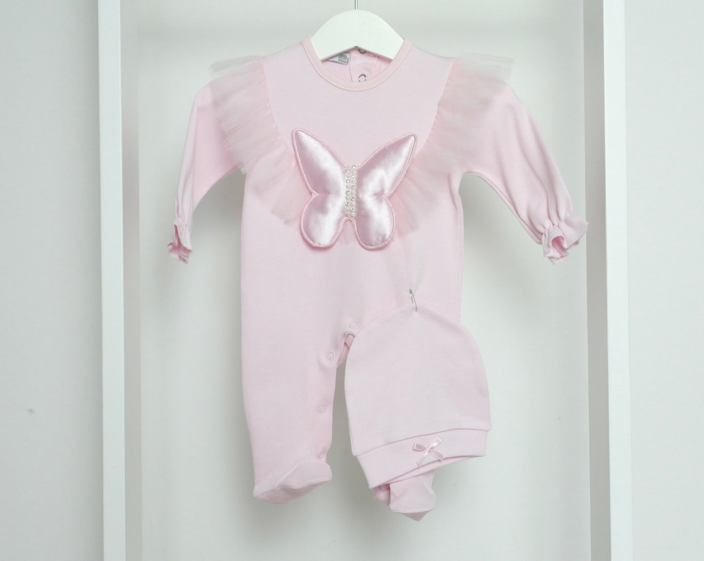 BUTTERFLY BABYGROW & HAT