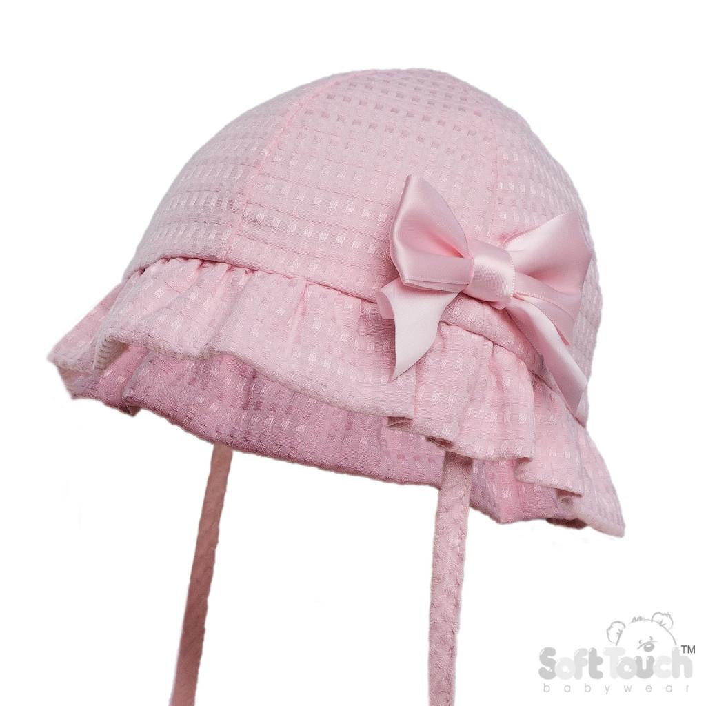 PINK BOW SUNHAT