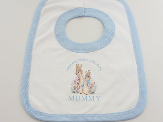 MY FIRST MOTHERS DAY BIB BLUE
