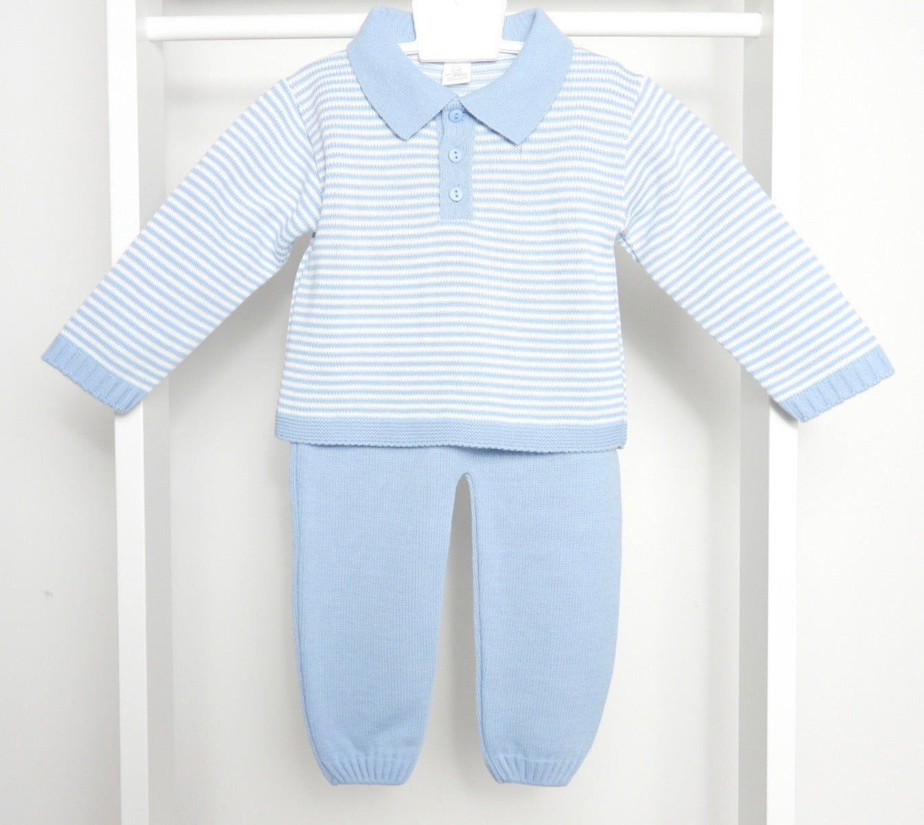 BERTIE STRIPE TROUSER SET BLUE