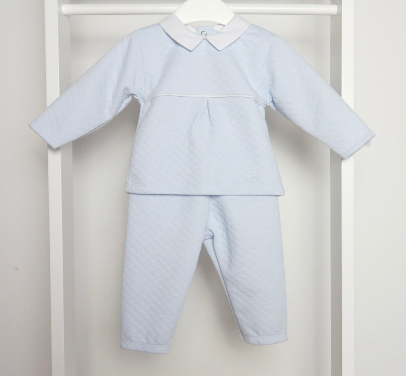 BABY BLUE JACQUARD TWO PIECE