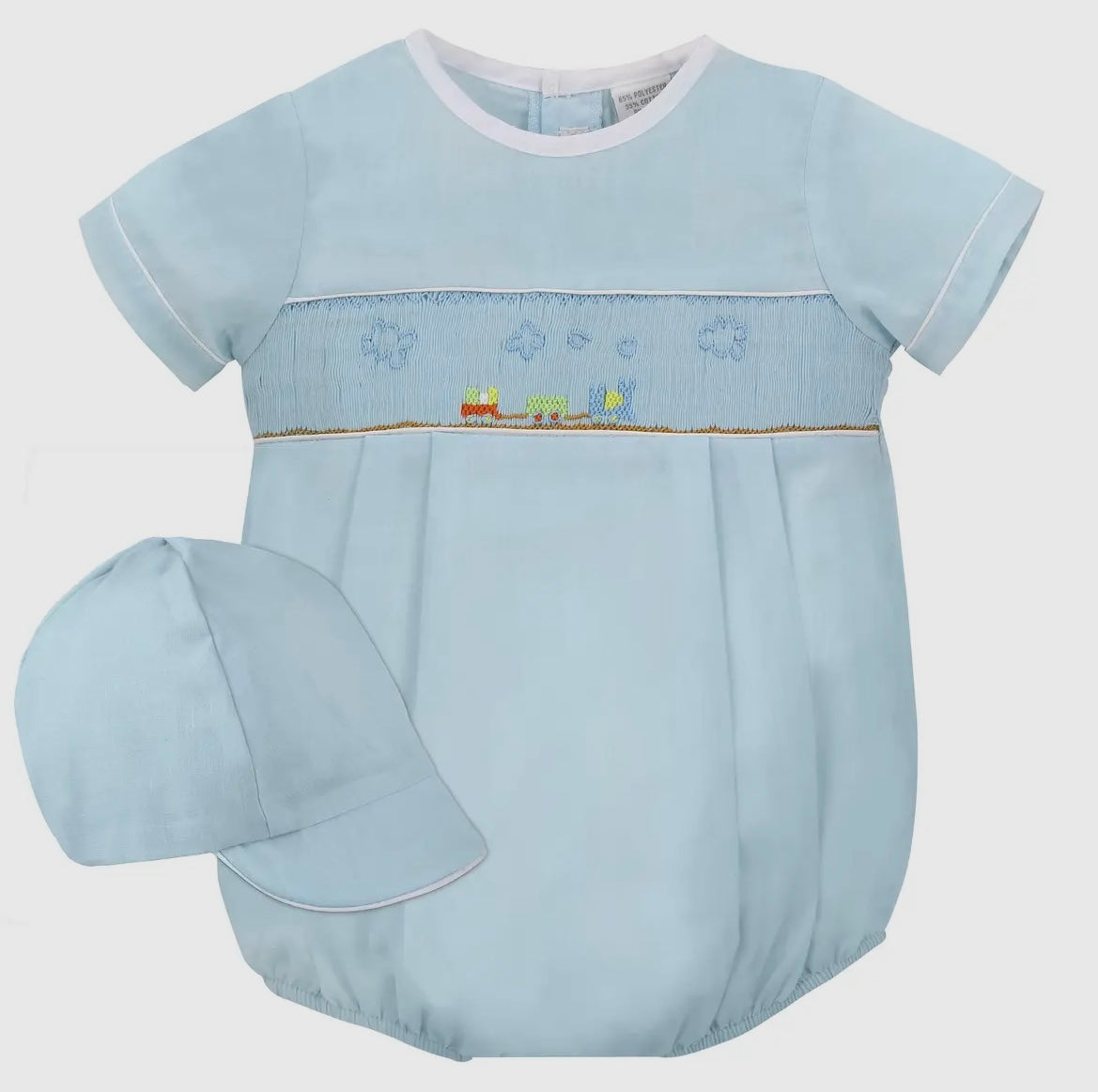 BLUE CREEPER ROMPER WITH HAT