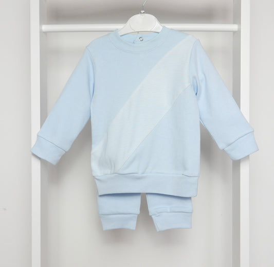 BABY BLUE STRIPE JOGSET