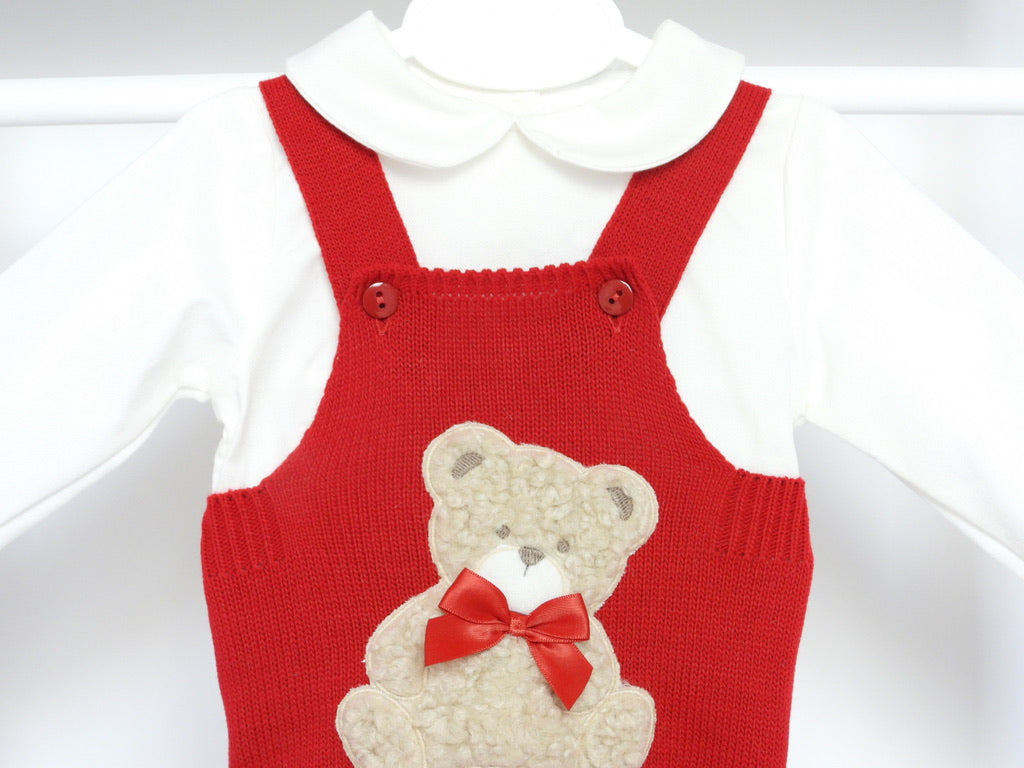 RED BEAR ROMPER