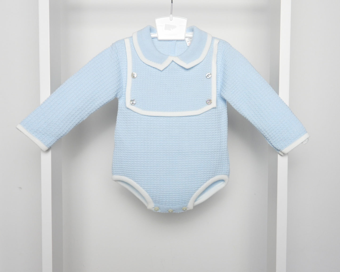 ROMAN ROMPER BLUE