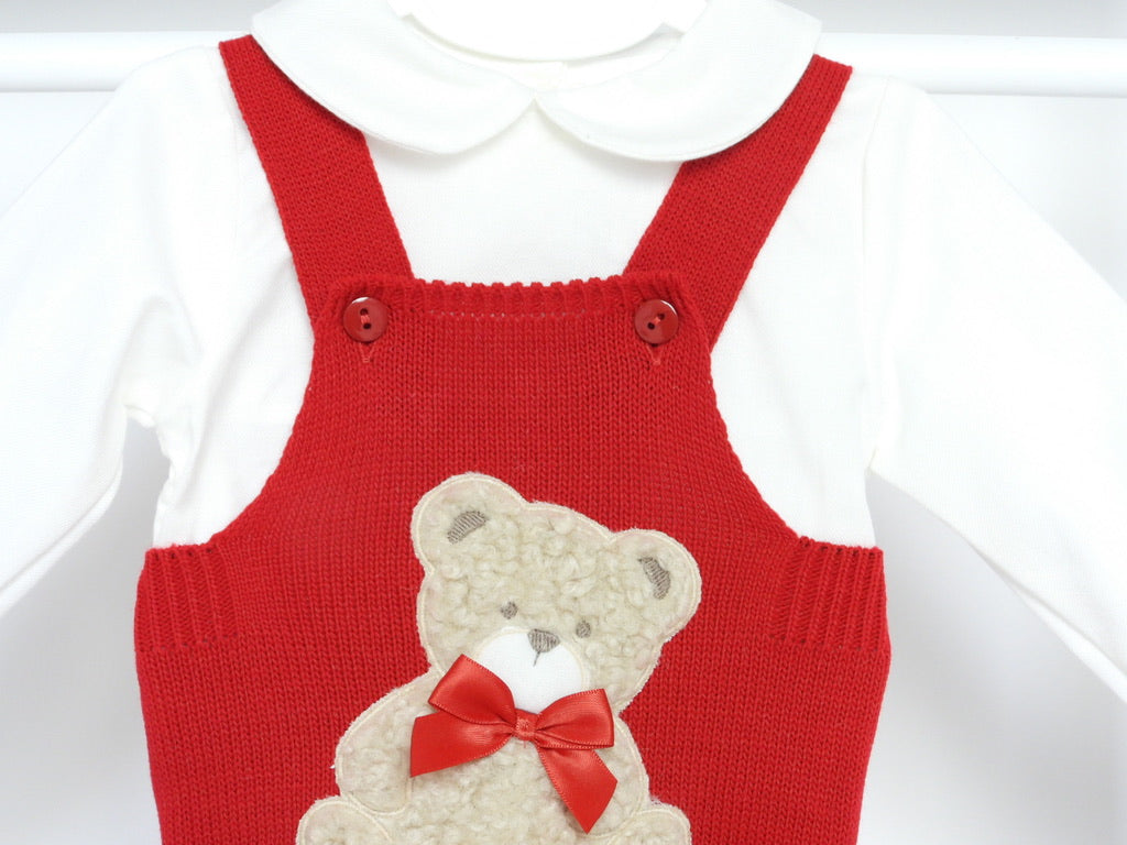 RED BEAR ROMPER