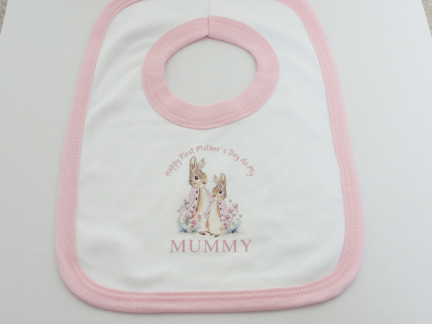 MY FIRST MOTHERS DAY BIB PINK