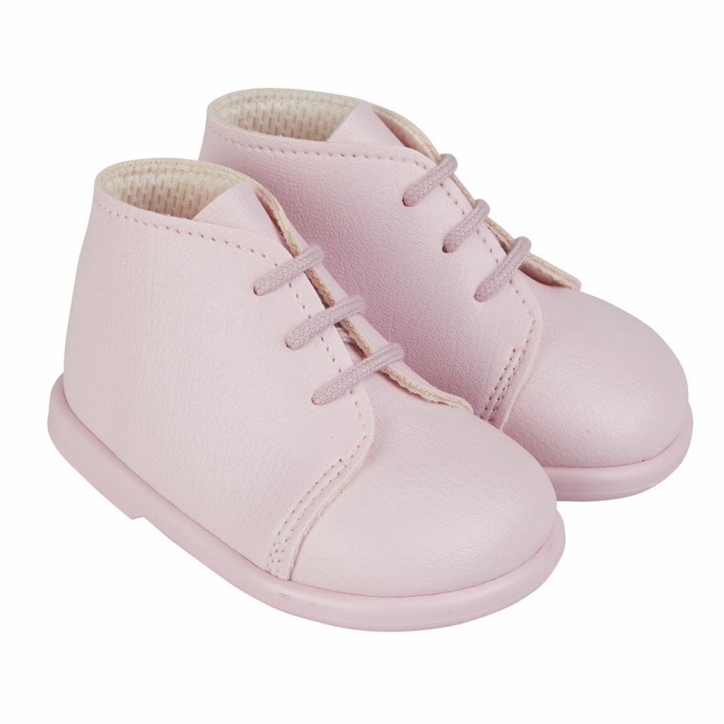 BABY PINK HARDSOLE BOOTS