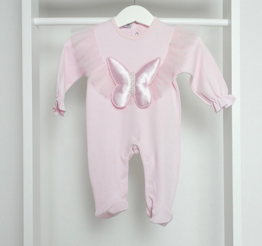 BUTTERFLY BABYGROW & HAT