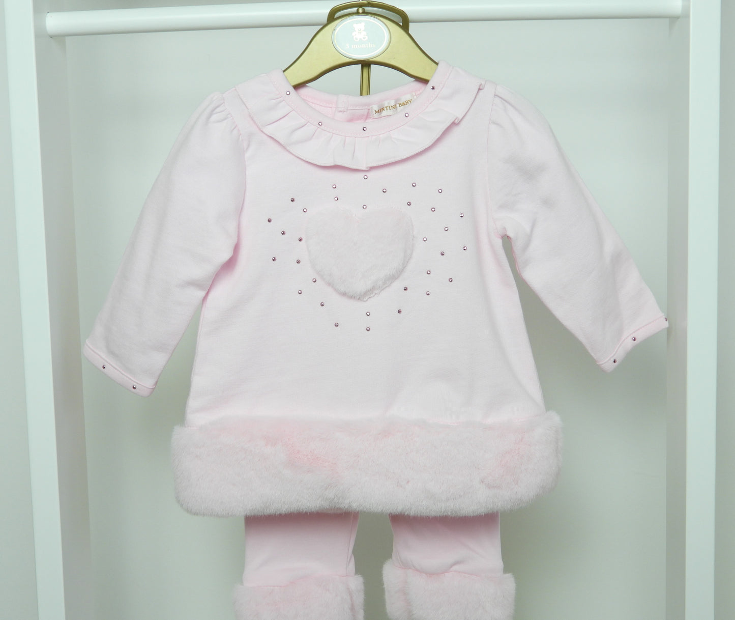 FLUFFY HEART TUNIC & LEGGING SET