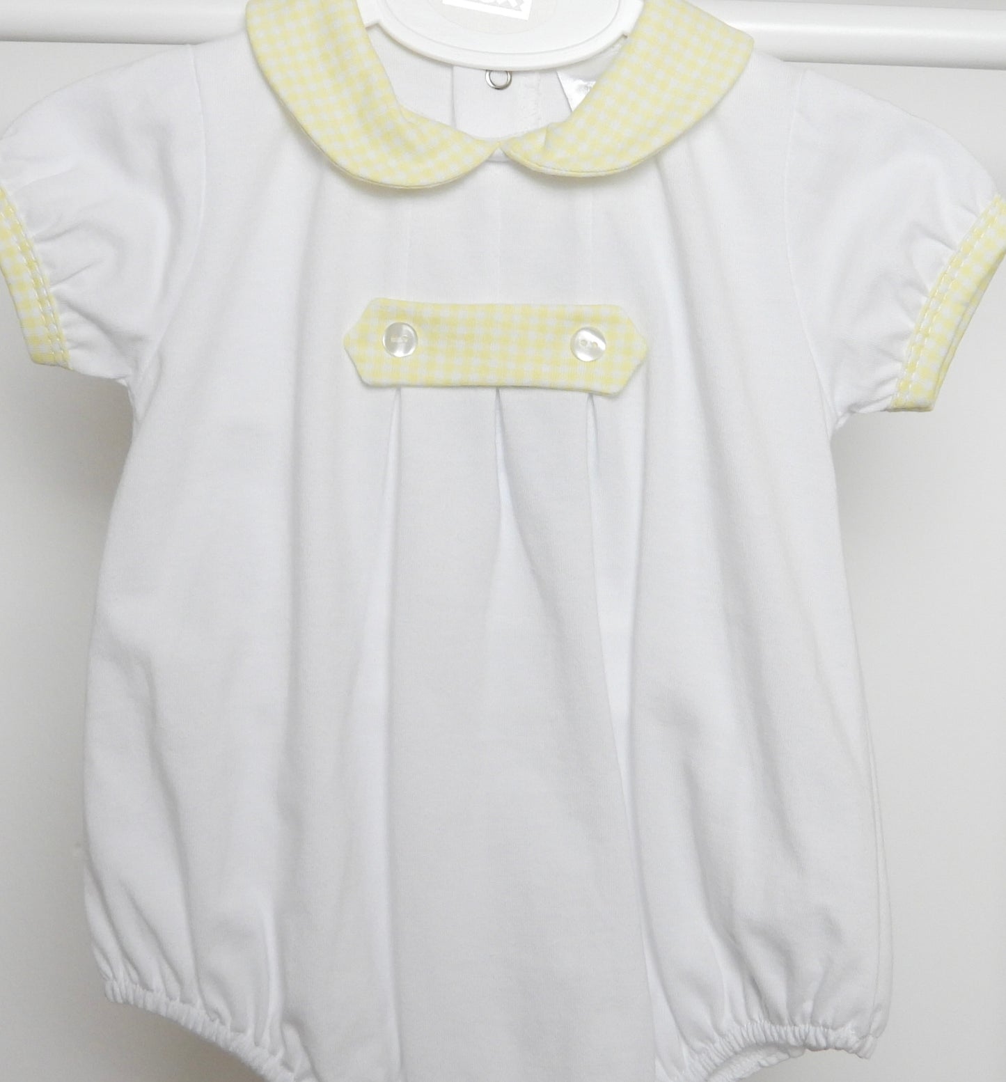 Oscar Romper in Lemon