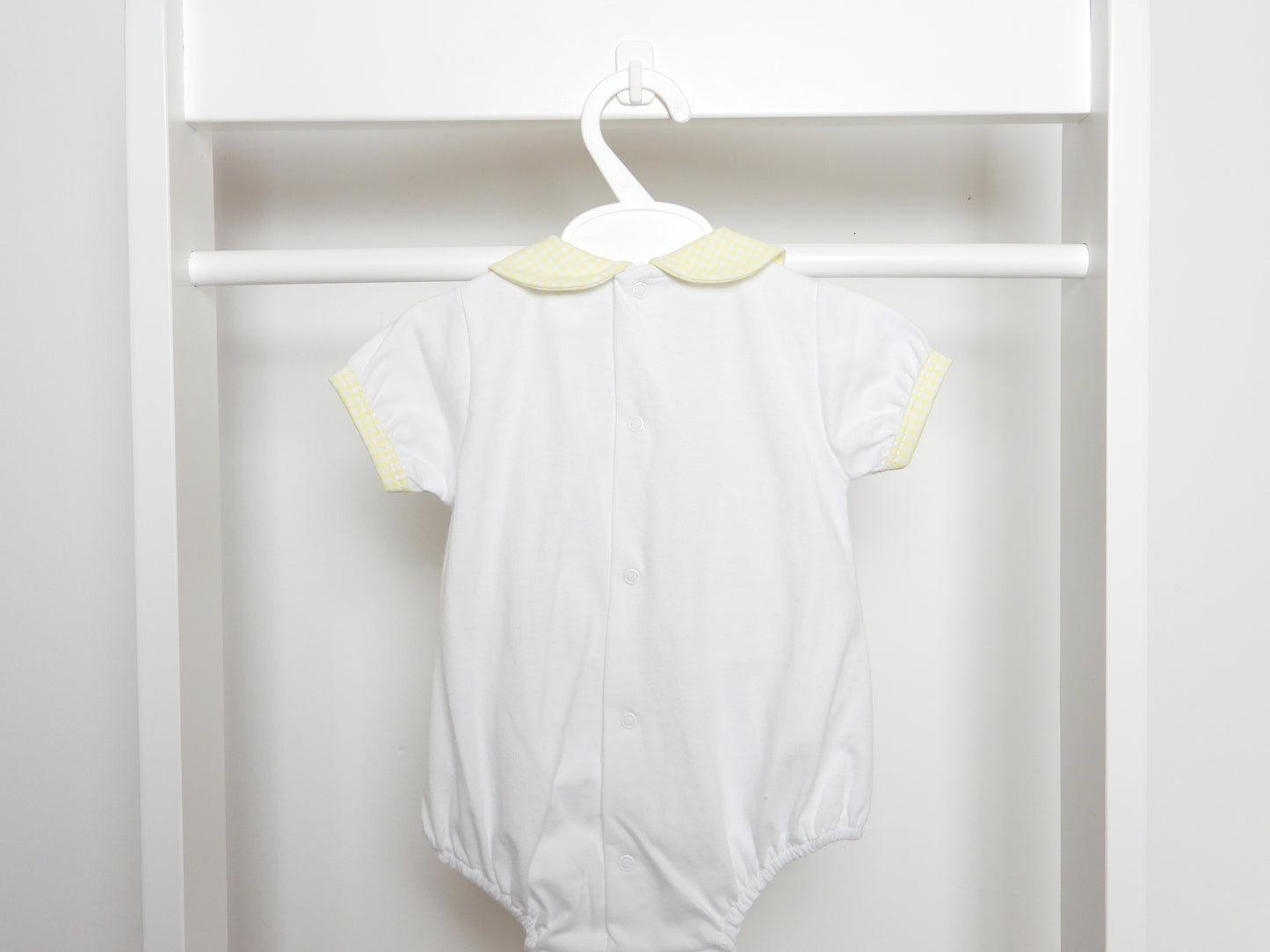 Oscar Romper in Lemon