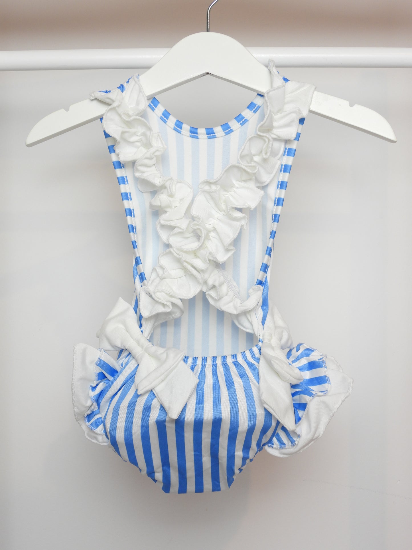 BLUE STRIPED SWIMSUIT