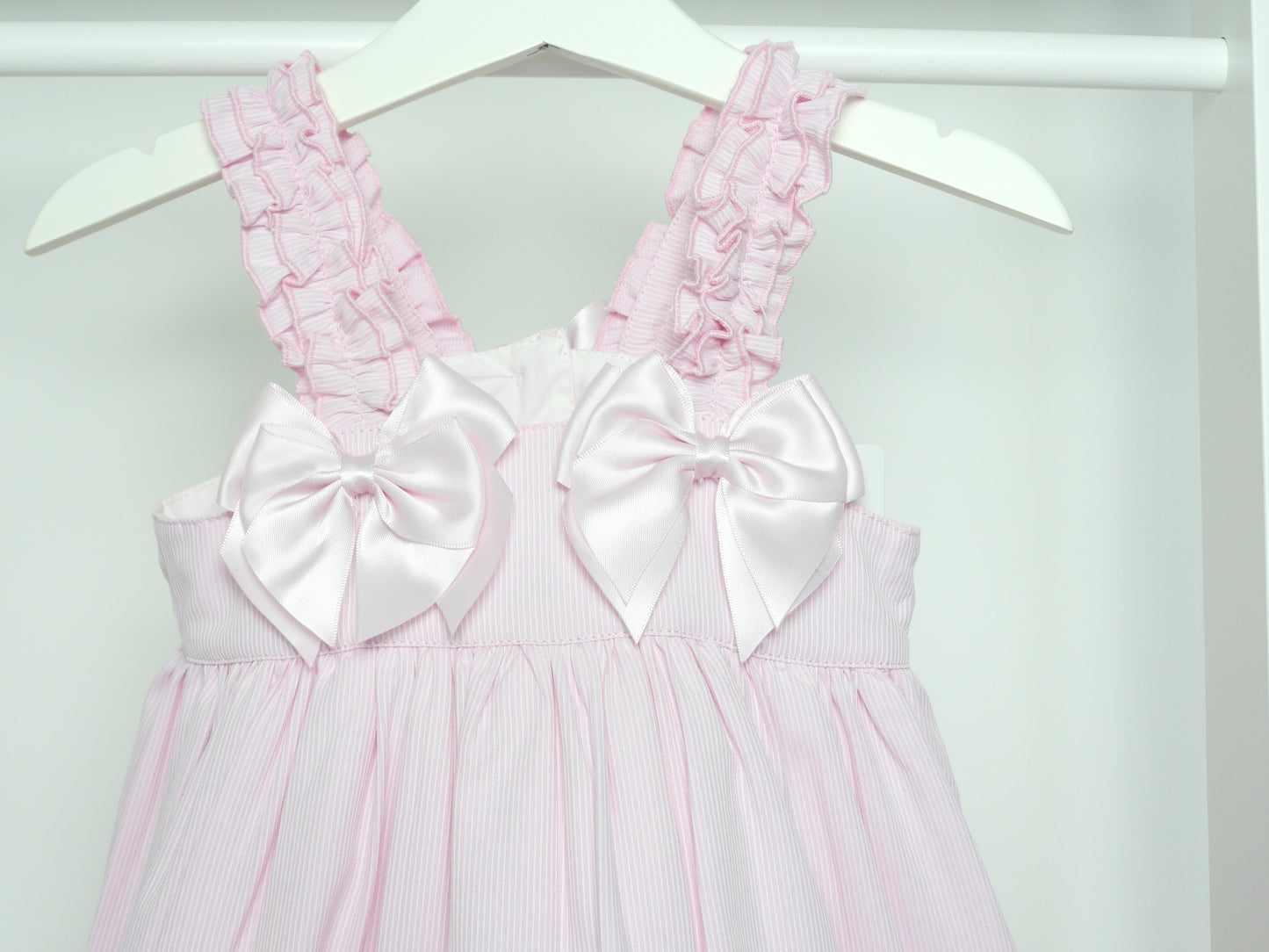 PINK BOW SUN DRESS WITH KNICKERS