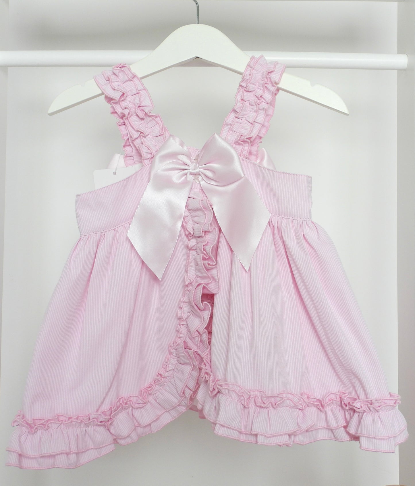 PINK BOW SUN DRESS WITH KNICKERS