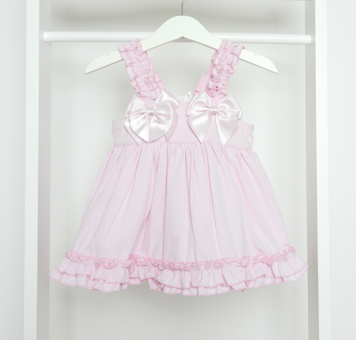 PINK BOW SUN DRESS WITH KNICKERS