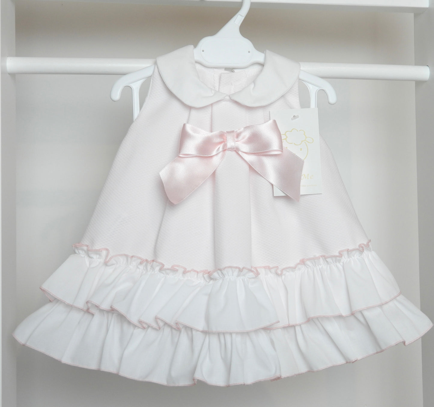 PINK FRILLY SUMMER DRESS