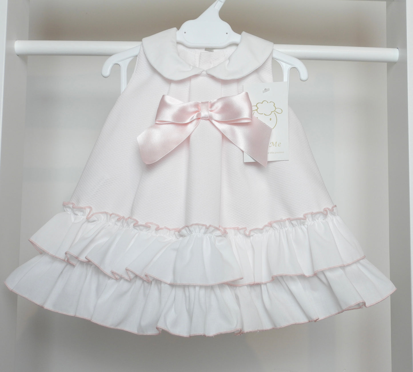 PINK FRILLY SUMMER DRESS