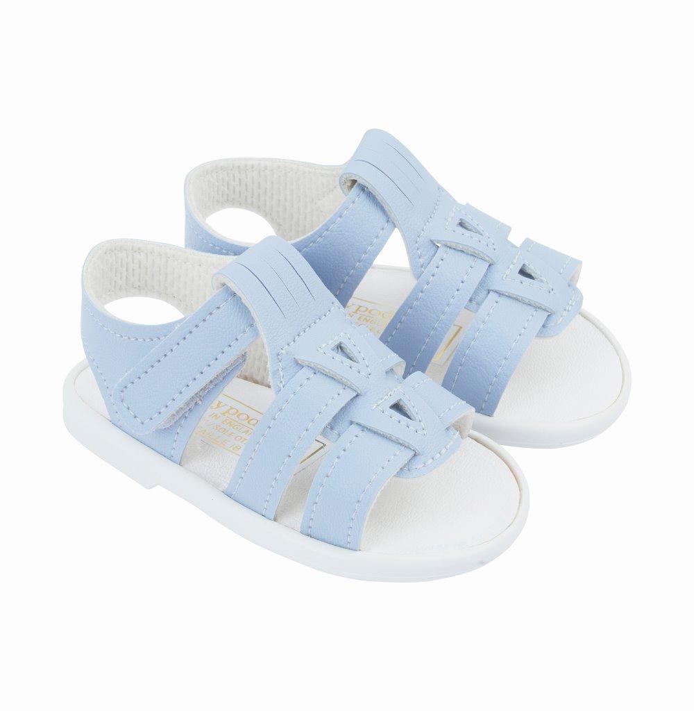 HARD SOLE SANDALS BLUE