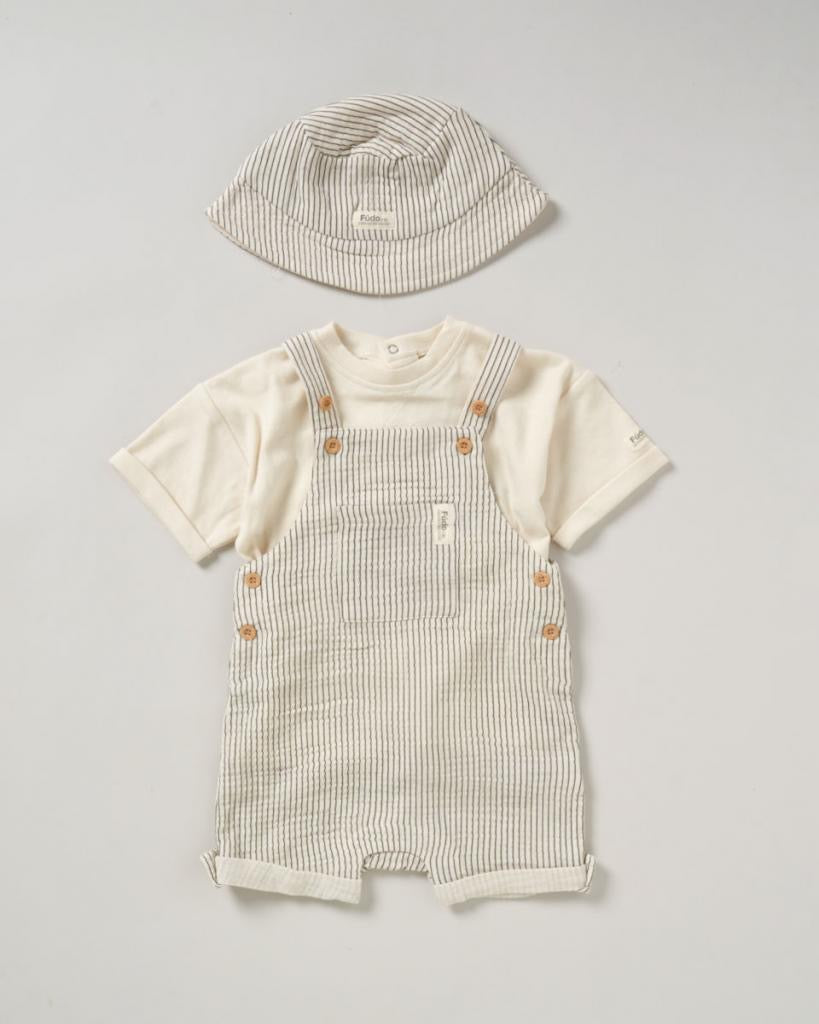 EDWARD DUNGAREE SET WITH HAT