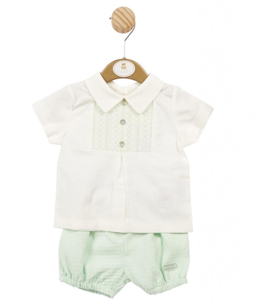 MINT GREEN TOP AND BLOOMER SHORTS SET BY MINTINI