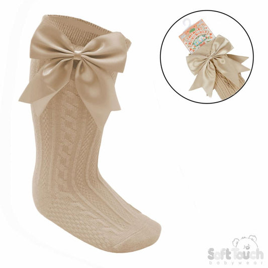 NATURAL BOW KNEE HIGHS