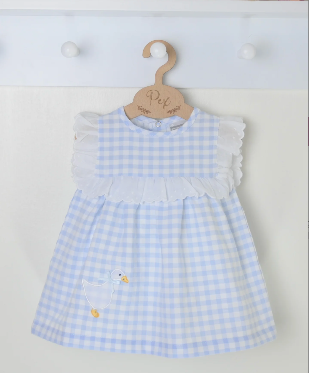 GINGHAM GOOSE DRESS