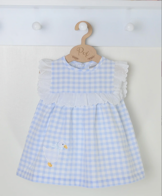 GINGHAM GOOSE DRESS