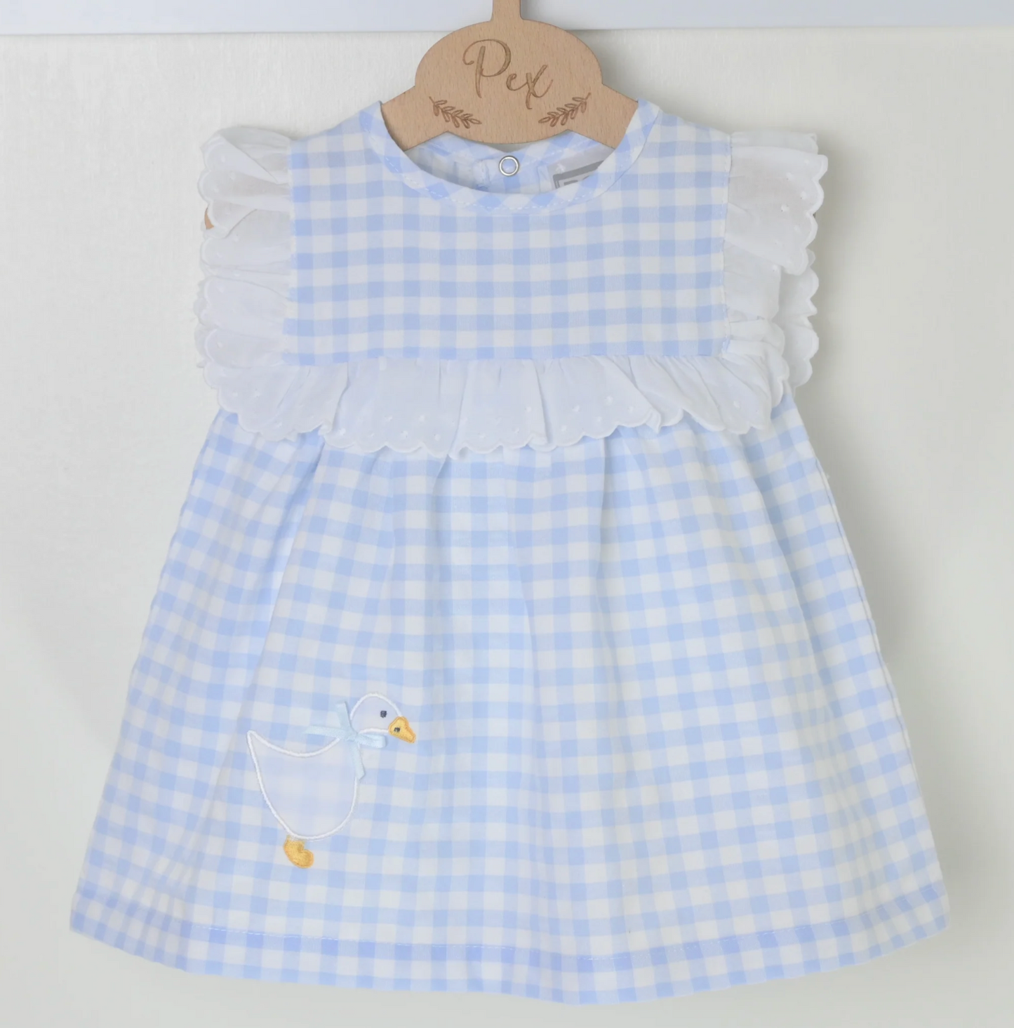 GINGHAM GOOSE DRESS