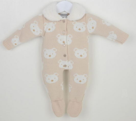 BEAR DOUBLE KNIT PRAM SUIT