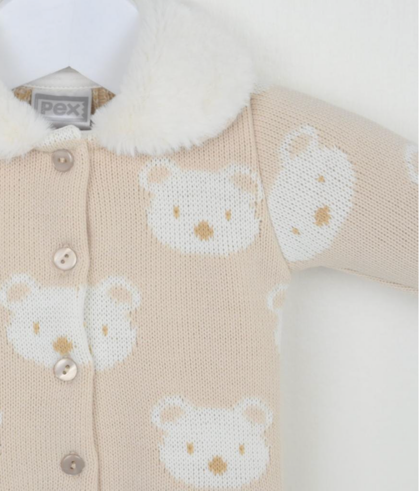 BEAR DOUBLE KNIT PRAM SUIT