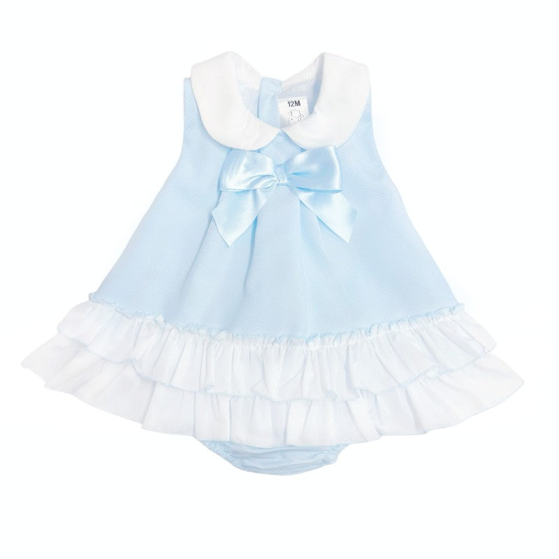 BLUE SUMMER FRILLY DRESS